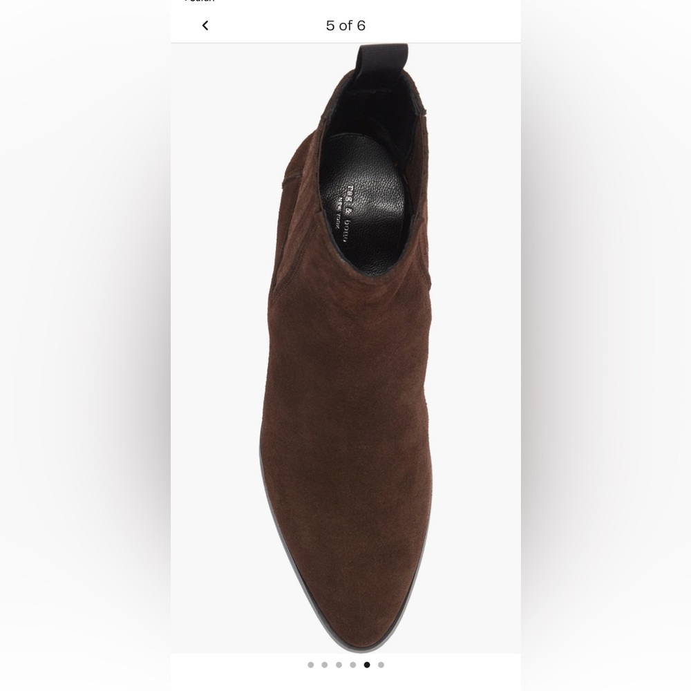 Rag & Bone - Rylee Pointed Toe Booties - Picture 4 of 8
